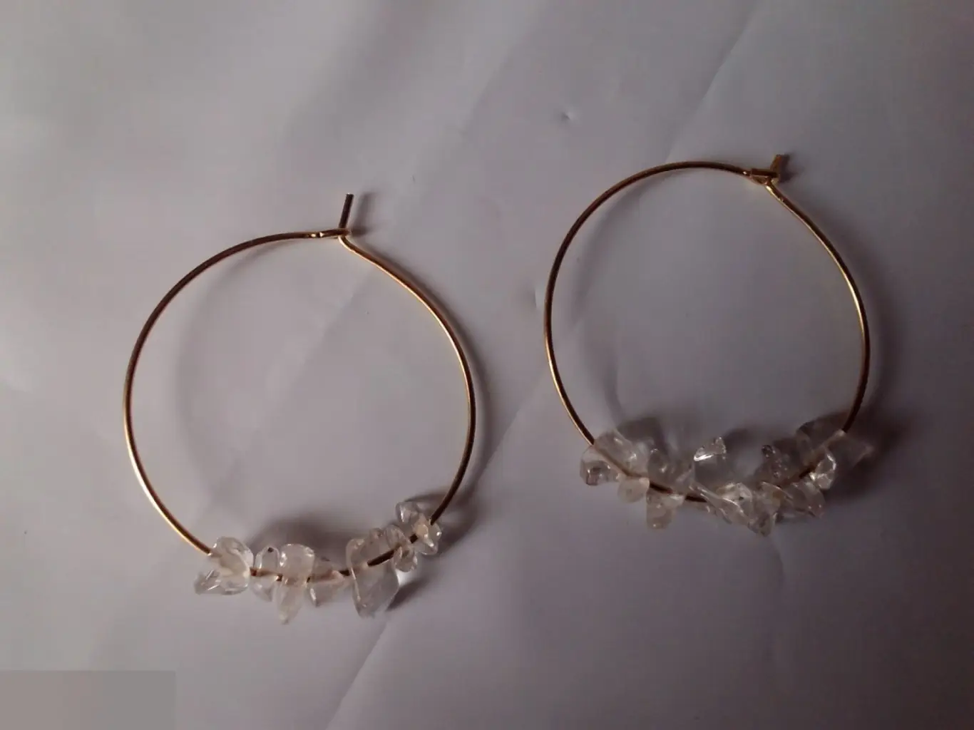 Серьги с кварцем