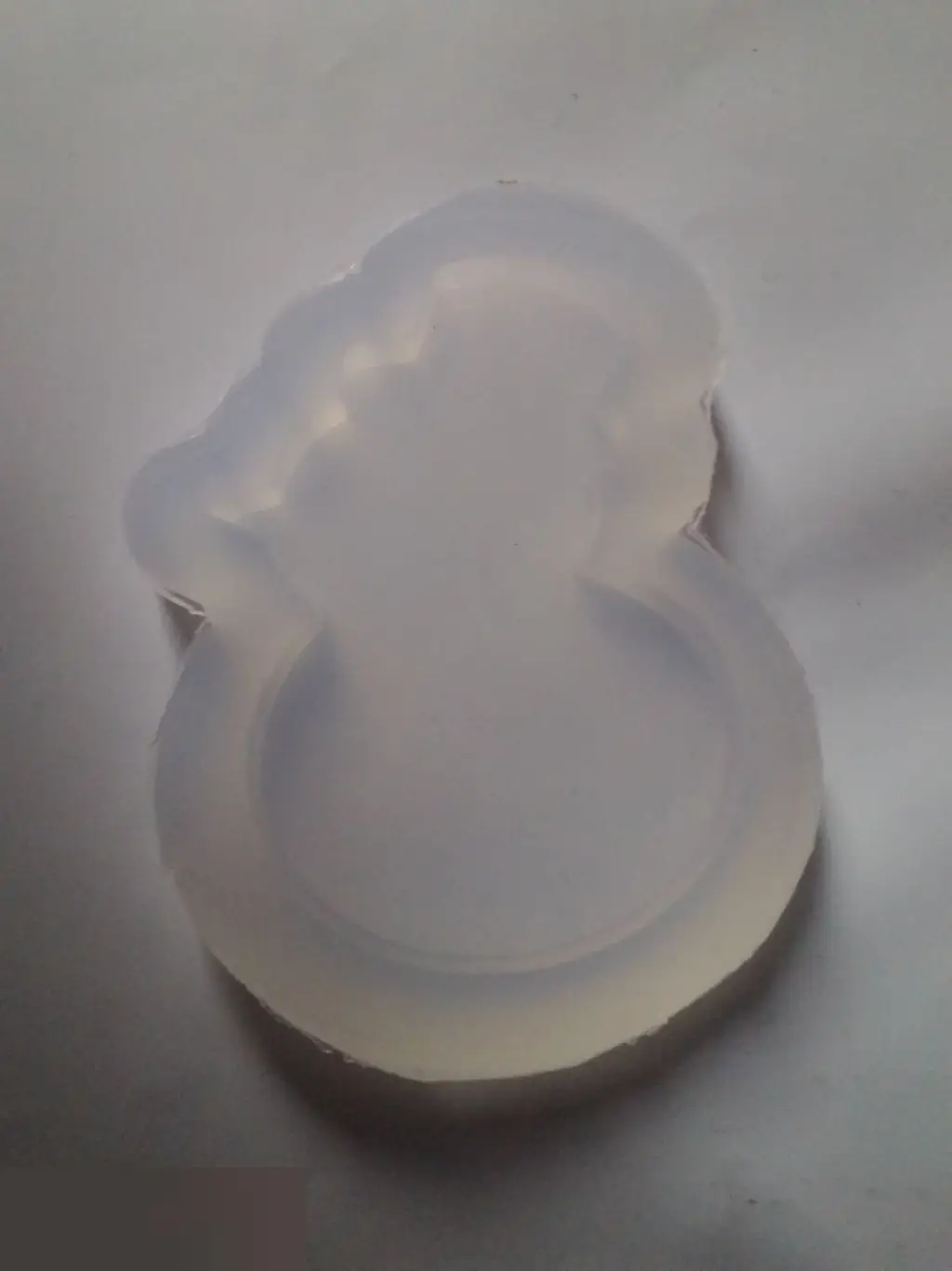 Силиконовая формочка снеговик 2