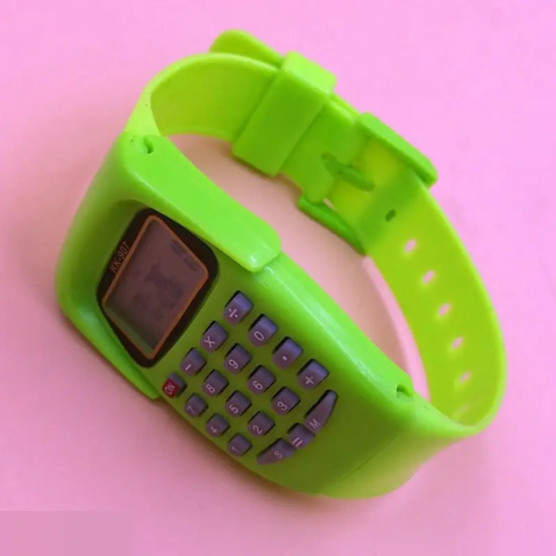 Часы-калькулятор наручные черные 2