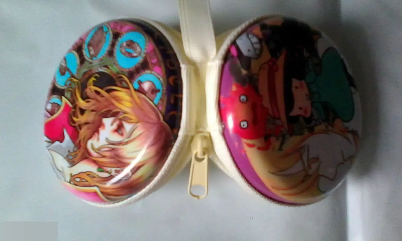 Металлическая круглая коробочка бокс для мелочей таблеток украшений наушников аниме Ходячий замок 2