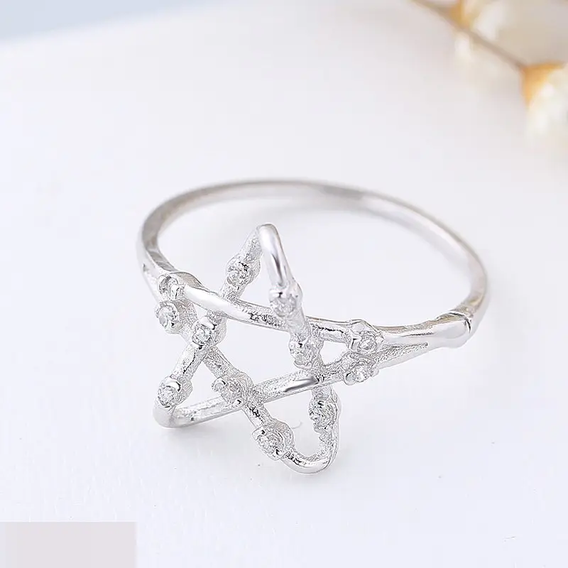 Кольцо регулируемое покрытие серебро 925