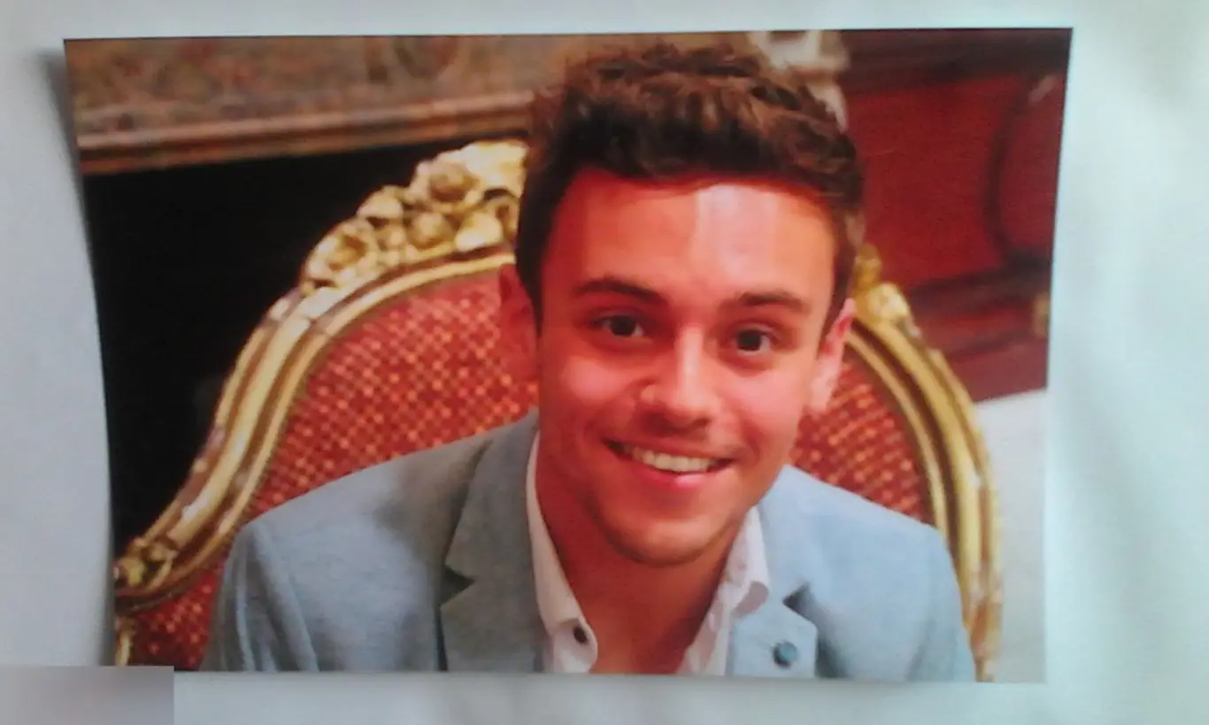 Том Дэйли олимпийский прыгун в воду современное фото 10*15 см