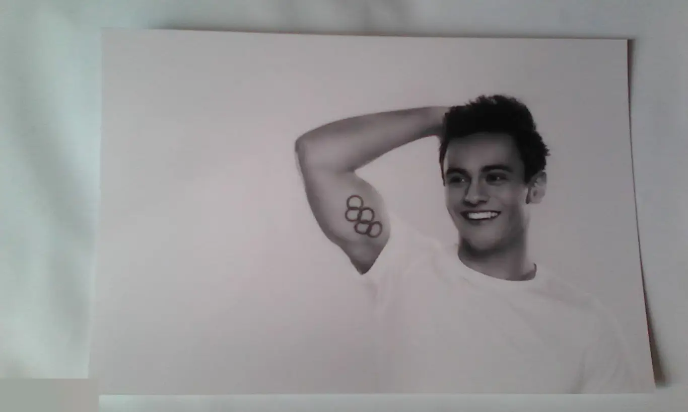 Том Дэйли олимпийский прыгун в воду современное фото 10*15 см