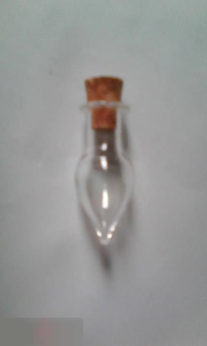 Мини-бутылочка стеклянная 1 или 2 мл