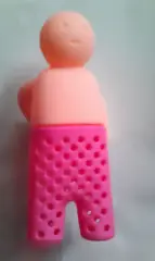 Ситечко для чая человек розовый