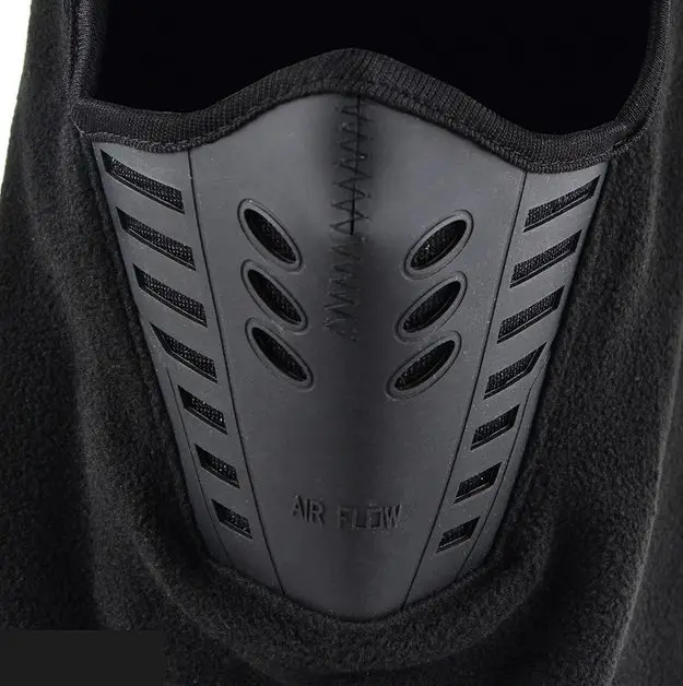 Маска-балаклава защитная черная подшлемник 6