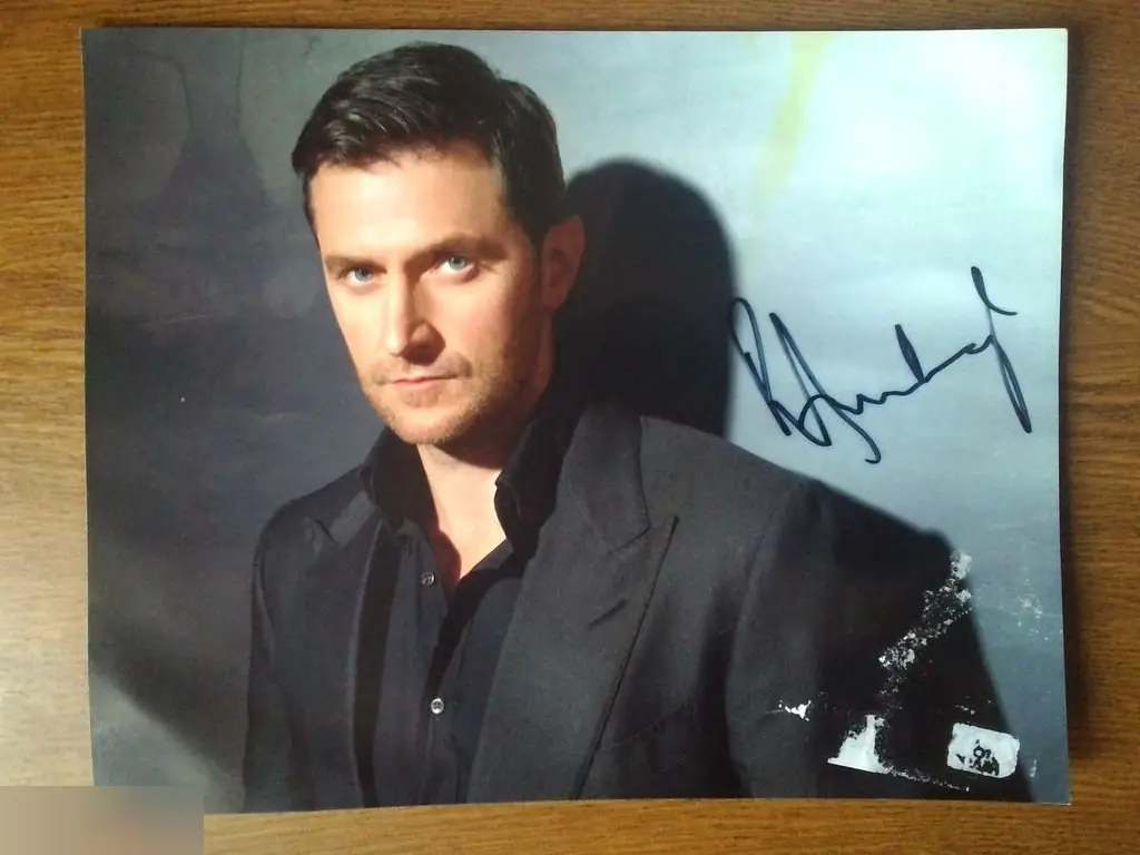 Ричард Армитедж автограф на фото