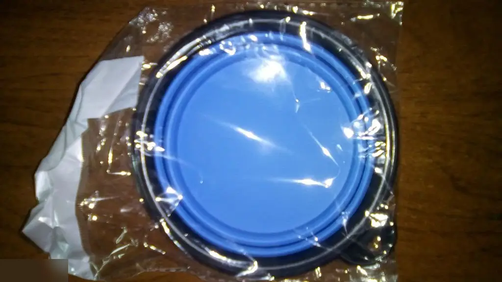 Складная миска силикон пластик 1