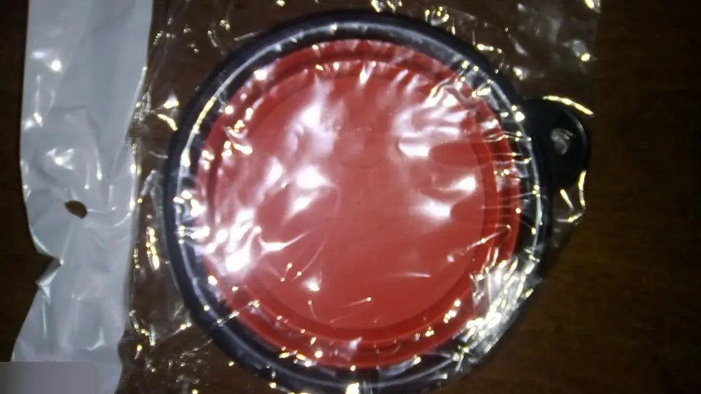 Складная миска силикон пластик 1