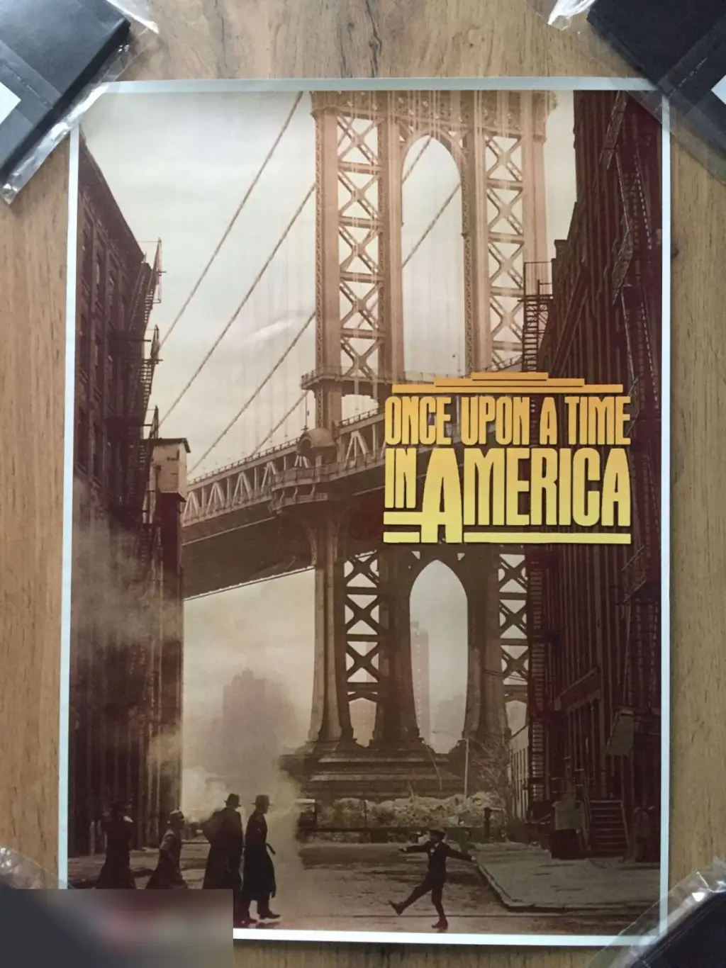 Однажды в Америке бумажный постер 30х42 см