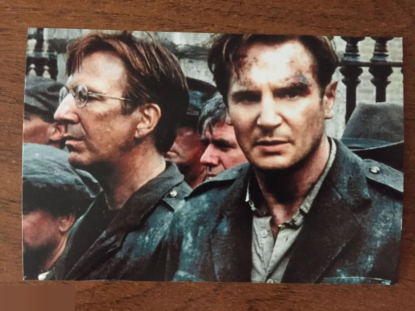 Алан Рикман Лиам Нисон современное фото 10*15 см Майкл Коллинз