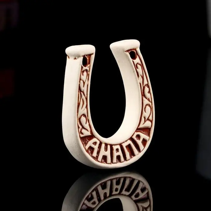 Анапа подвеска интерьерная керамика 7х8х1.5 см