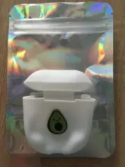 Силиконовый чехол для наушников авокадо Новогодняя лайф