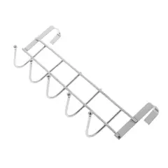 Вешалка стальная с крючками для кухонного шкафчика