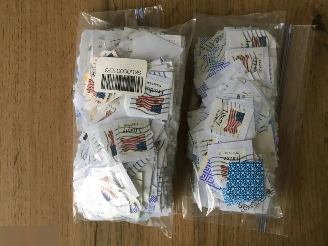 Флаг США 970 почтовых марок forever USA