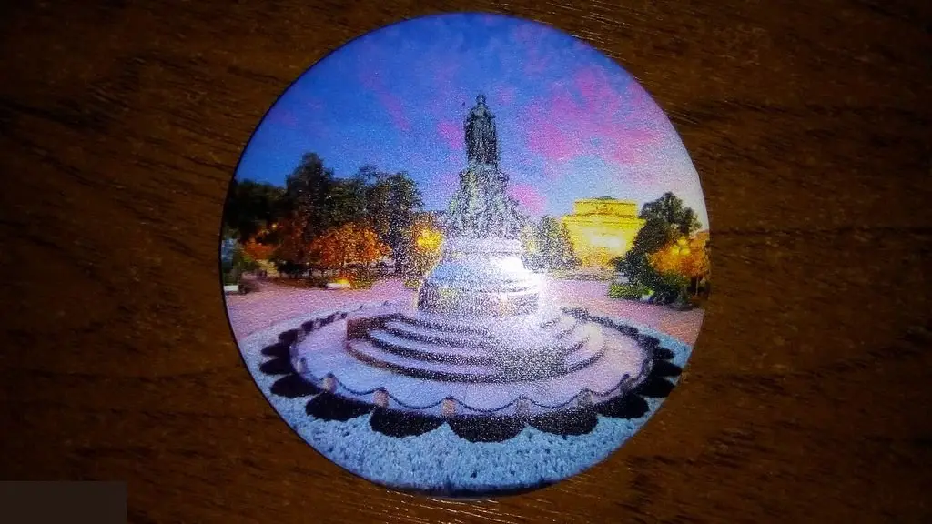 Памятник Екатерине II Санкт-Петербург зеркало карманное зеркальце