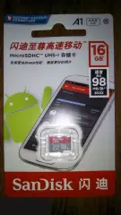 Карта памяти SanDisk 16Gb MicroSD новая