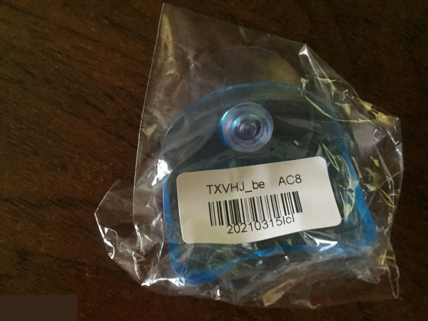 Держатель для бритвы с присоской синий 1