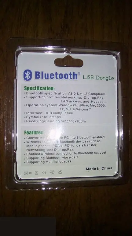 Bluetooth 2.0 USB Адаптер 1