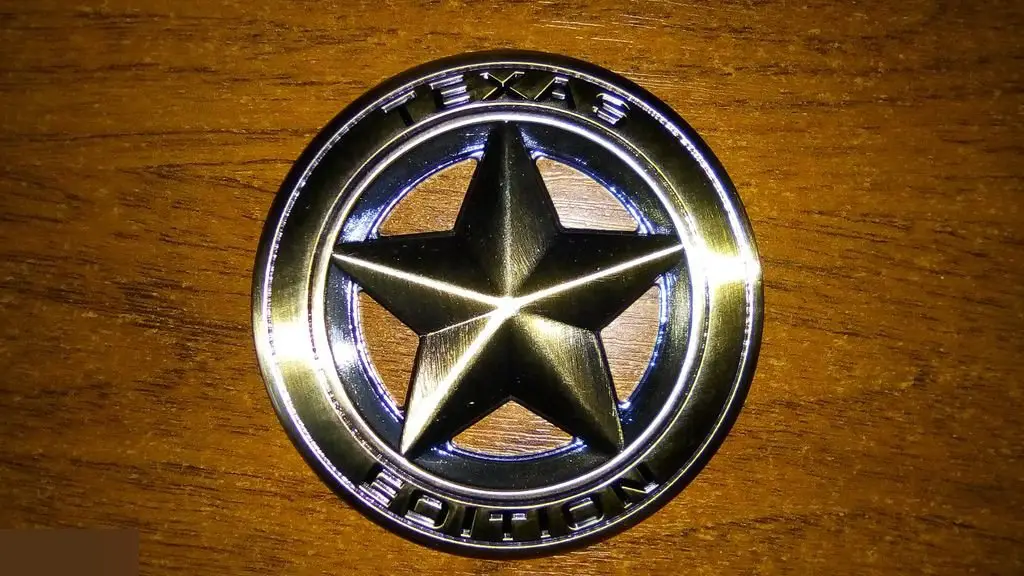 TEXAS EDITION металлическая эмблема 7,5 см