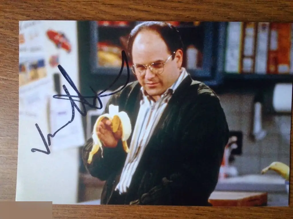 Джейсон Александер автограф на фото