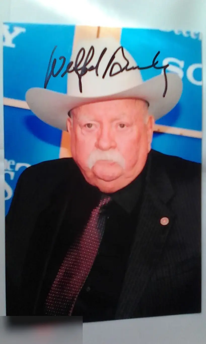 Уилфорд Бримли автограф на фото