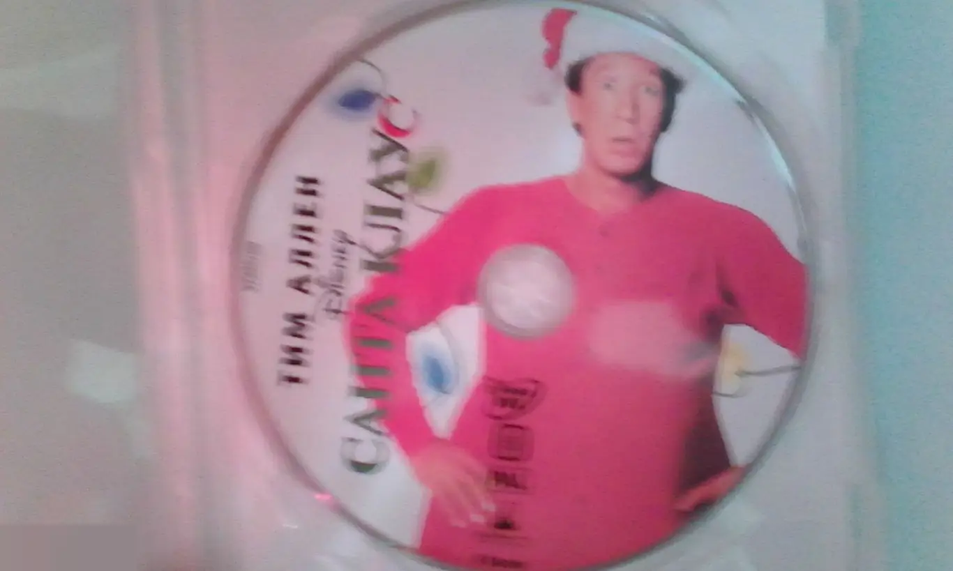 Тим Аллен рукописный автограф на DVD Санта Клаус 1