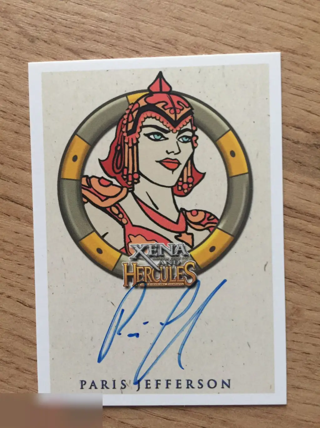 Парис Джефферсон лимитированная карточка с автографом