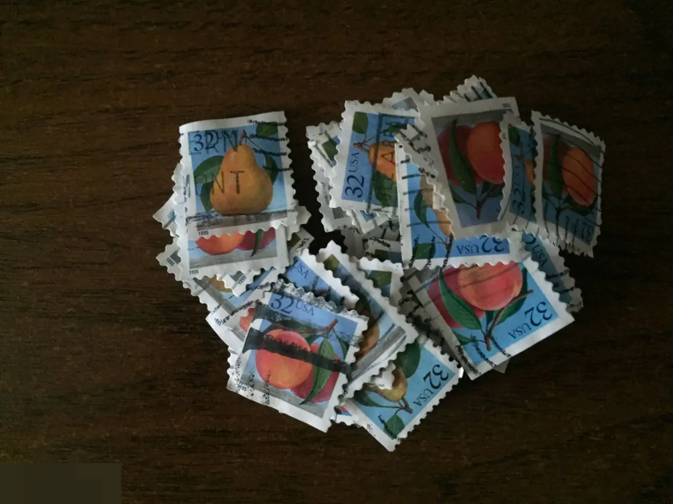 Фрукты США 45 почтовых марок 32 цента USA