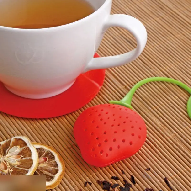 Ситечко для чая клубника