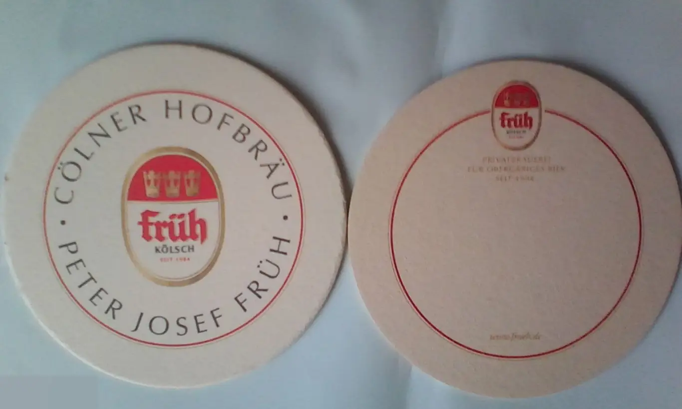 Подставка бирдекель Fruh Kolsch Германия