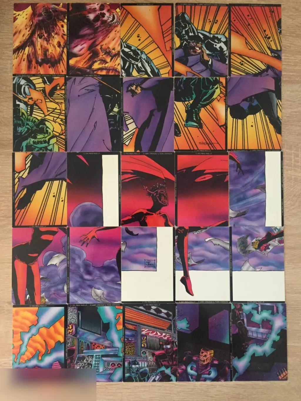 Larry Stroman & Todd Johnson 88 коллекционных карточек Press Pass 1993 3