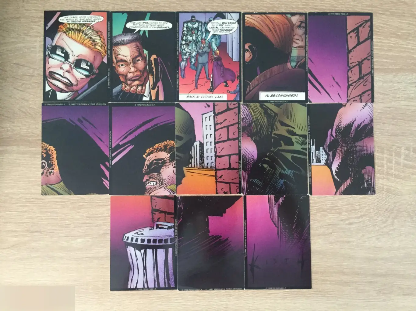 Larry Stroman & Todd Johnson 88 коллекционных карточек Press Pass 1993 7