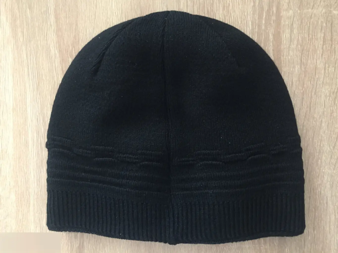 Шапка мужская черная ТММ размер 54-60 80% акрил, 20% шерсть Россия новая 1