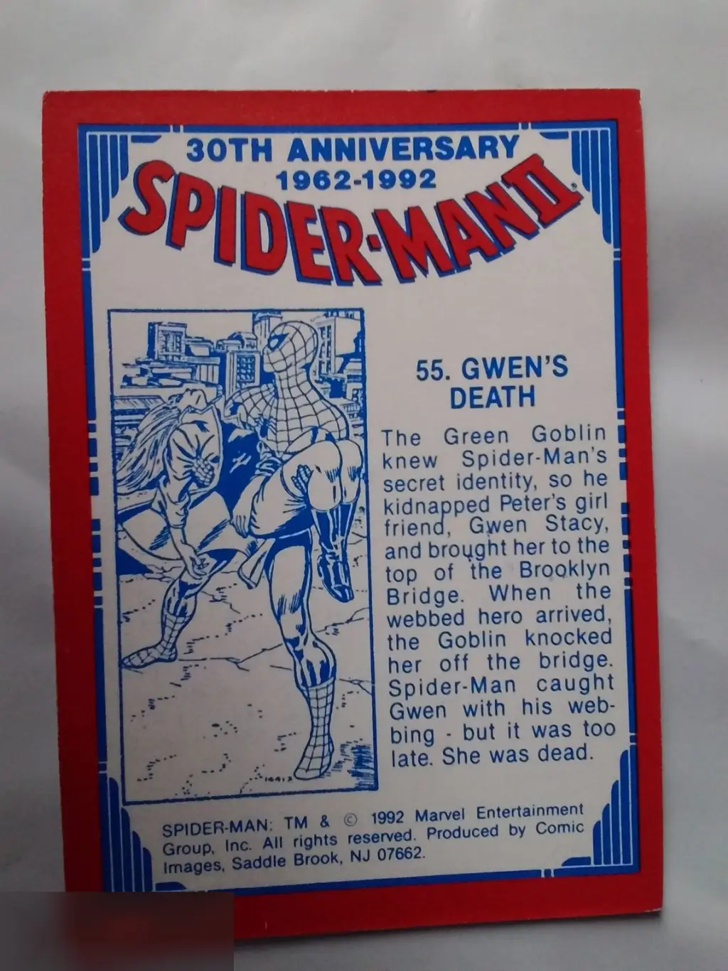 Стивен Блум автограф на карточке 1