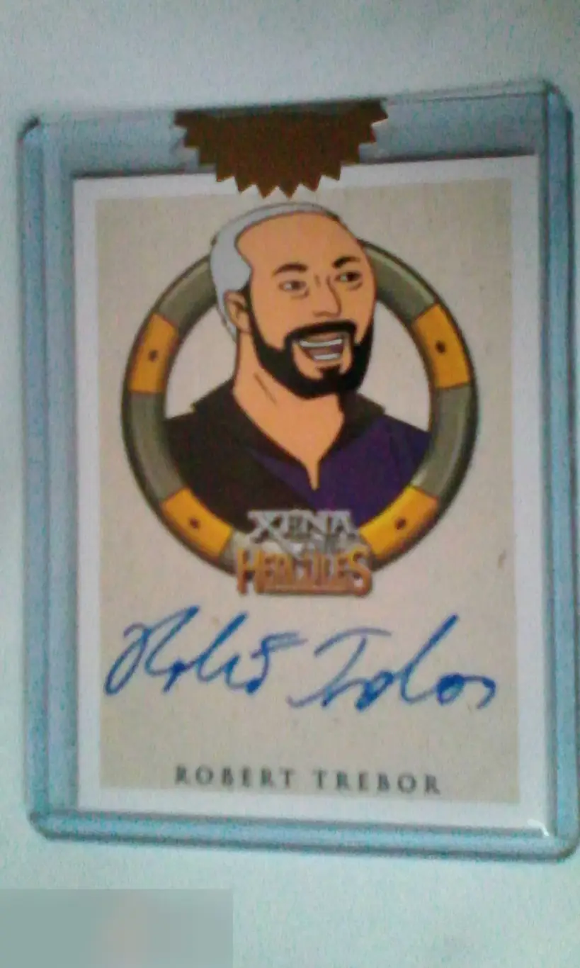 Роберт Требор лимитированная карточка с автографом