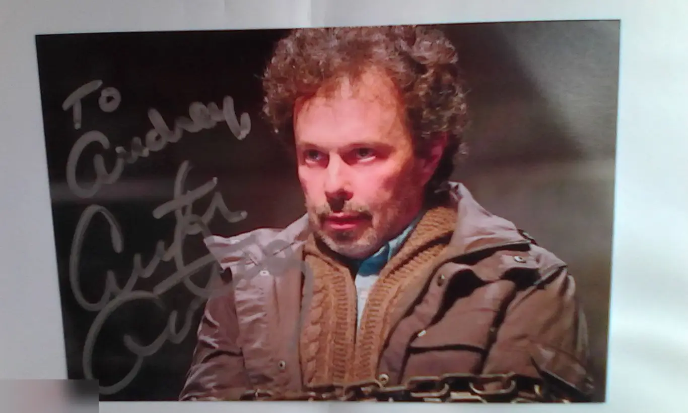 Кёртис Армстронг автограф на фото Сверхъестественное