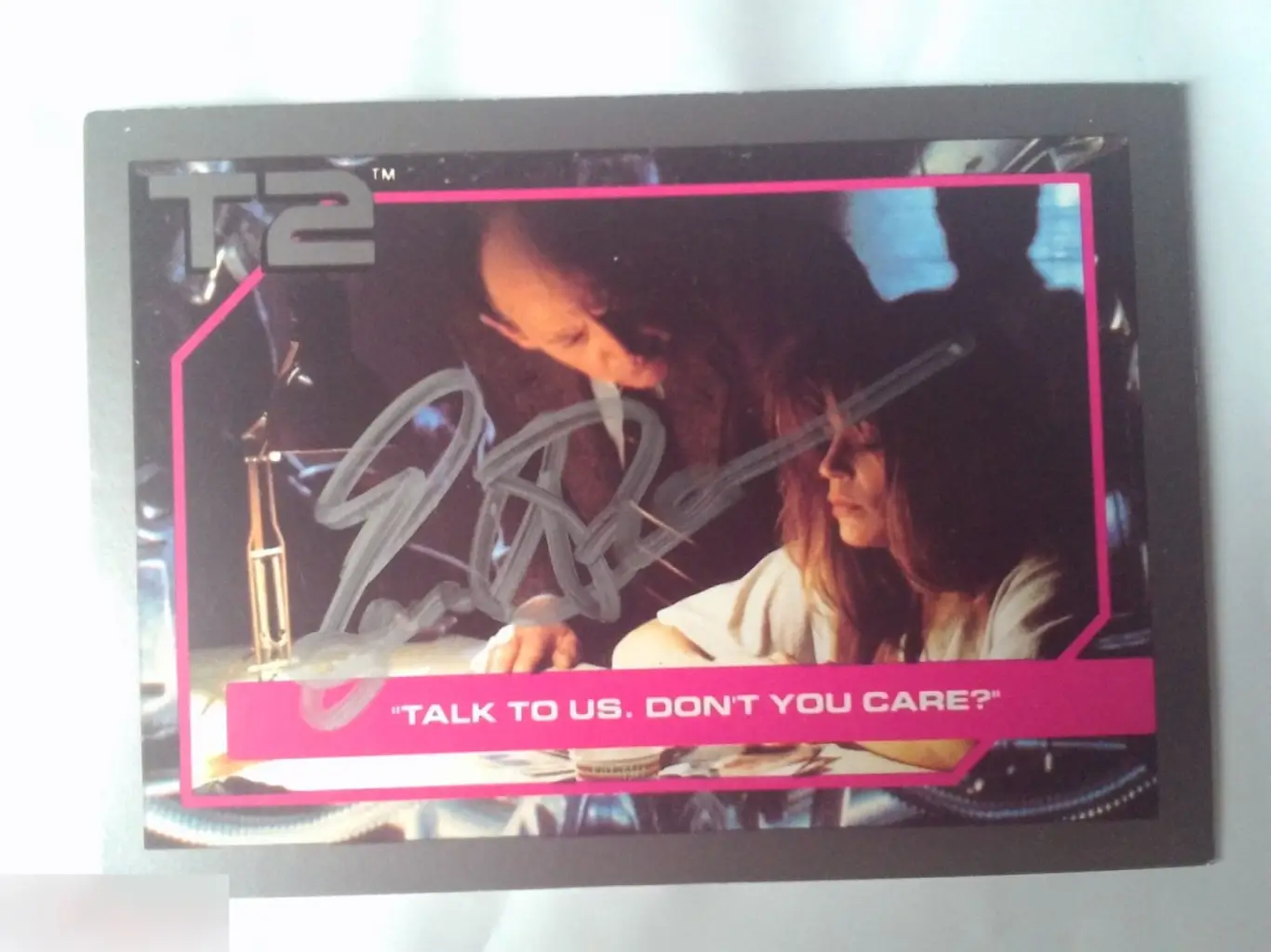 Эрл Боэн автограф на карточке Терминатор 2