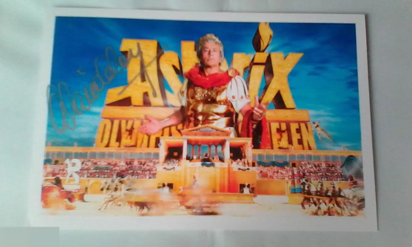 Ален Делон автограф