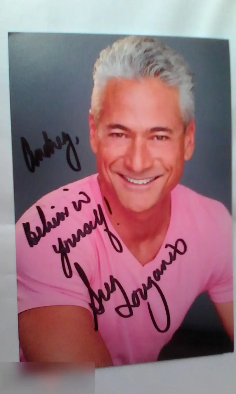 Грег Луганис автограф на фото