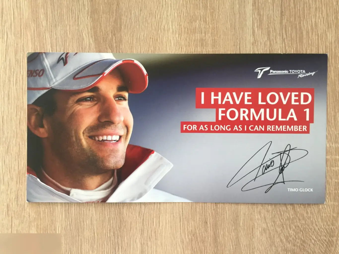 Тимо Глок напечатанный автограф принт