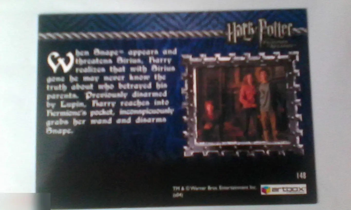 Руперт Гринт автограф на карточке Гарри Поттер 1