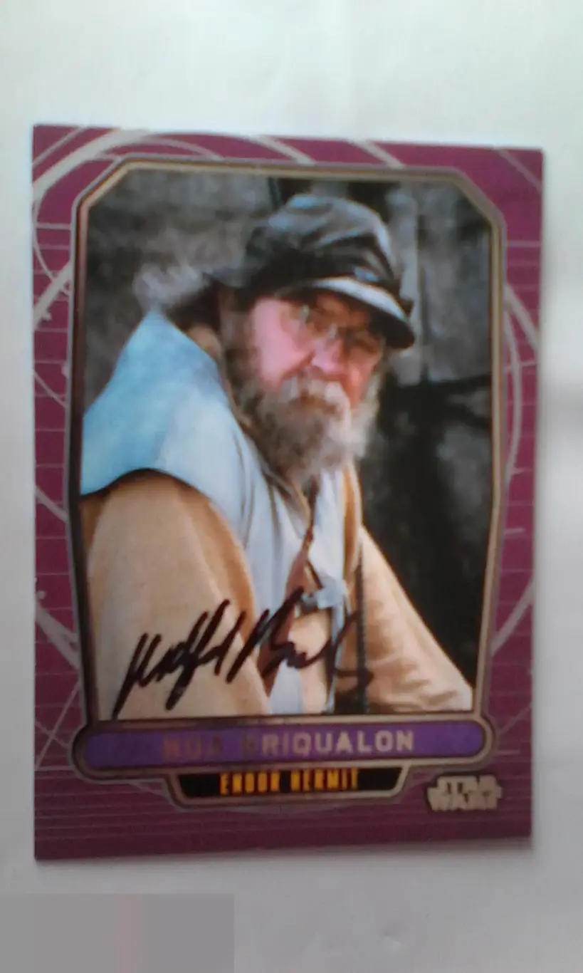 Уилфорд Бримли автограф на карточке Звёздные войны