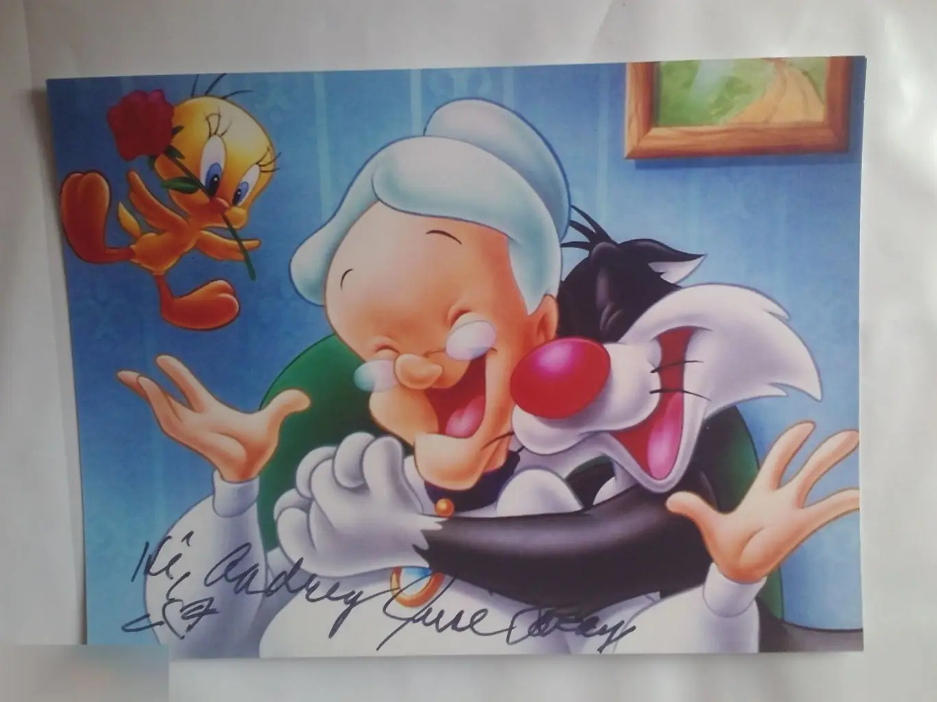 Джун Форей автограф на фото