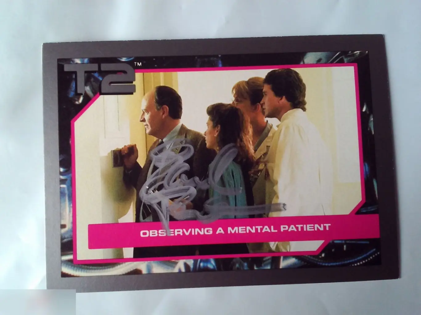 Эрл Боэн автограф на карточке Терминатор 2