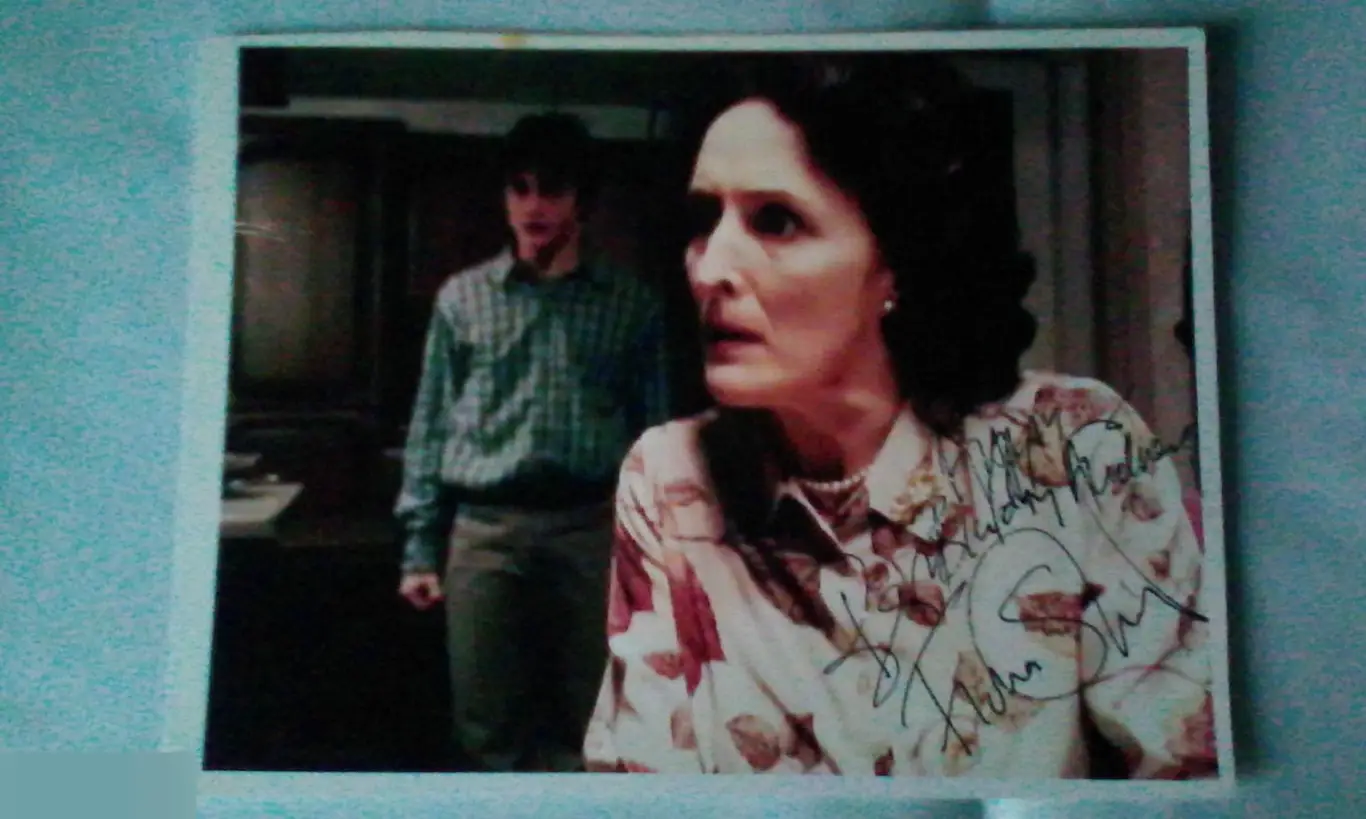 Фиона Шоу автограф на фото Гарри Поттер