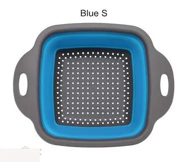 Дуршлаг складной синий новый