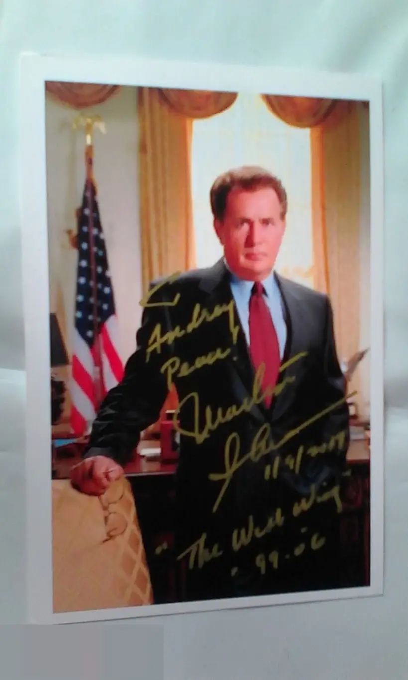 Мартин Шин автограф