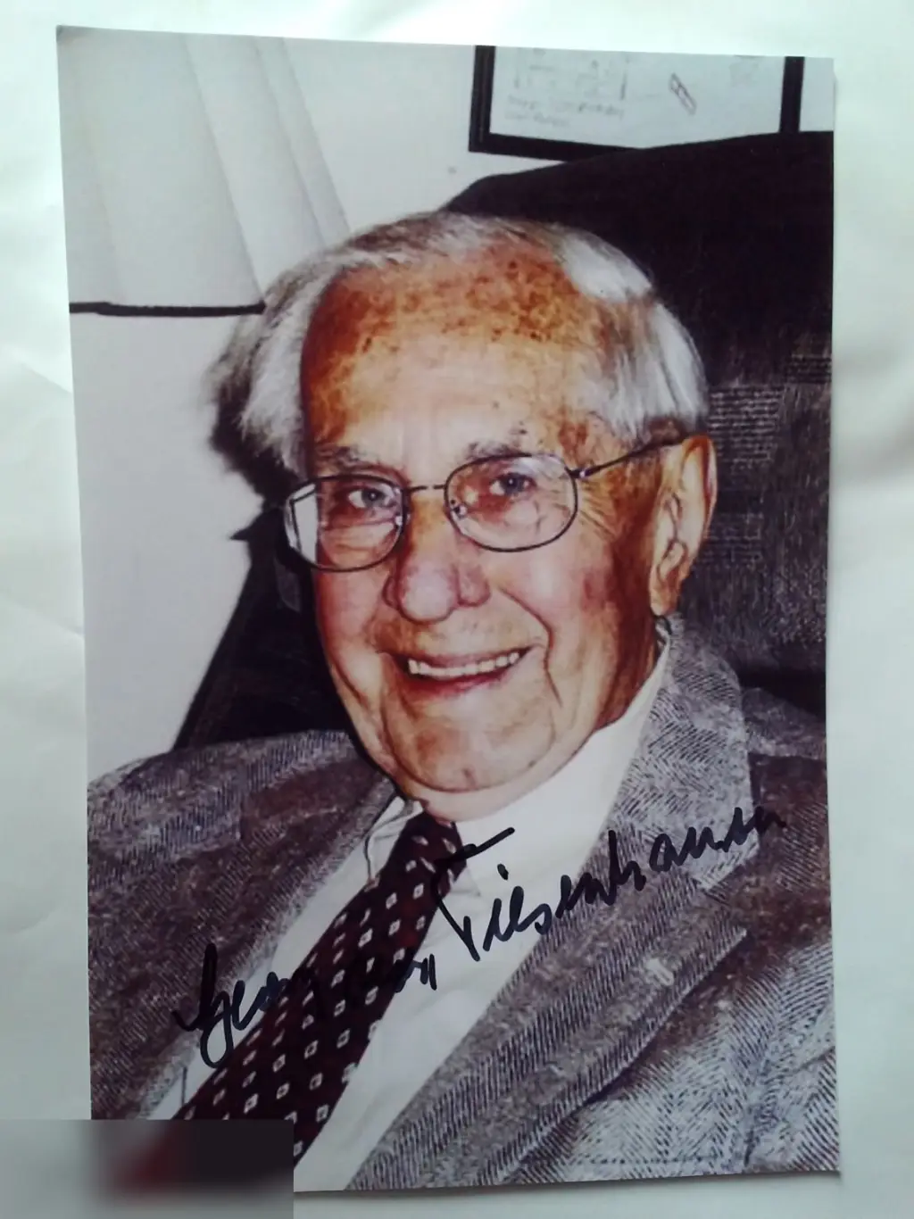 Георг фон Тизенгаузен автограф на фото