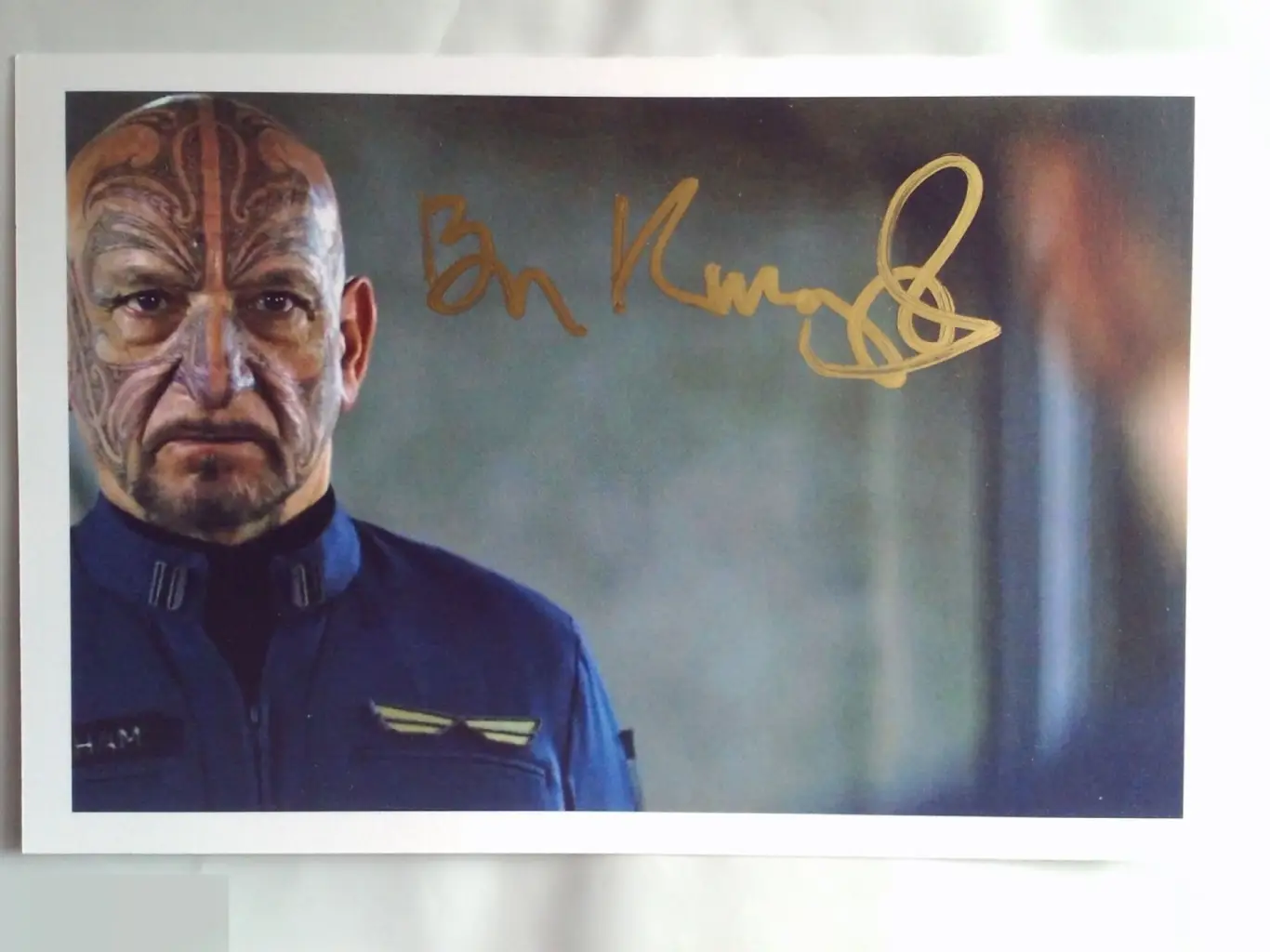 Бен Кингсли автограф Игра Эндера